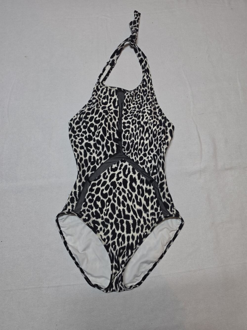Carman Marc Valvo Leopard Print Swim Suit Womens Size 6